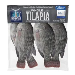 Moontail Frozen Whole Tilapia Fish Fillets
