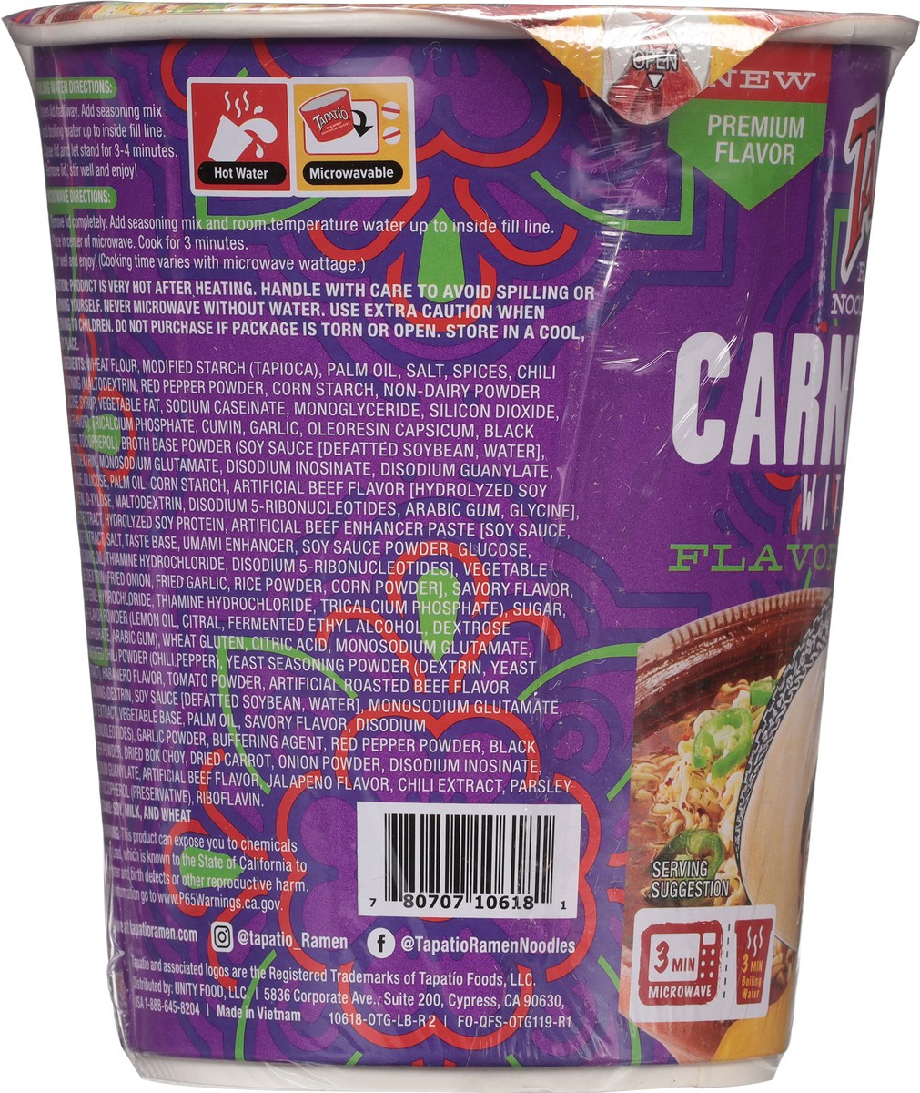 slide 7 of 15, Tapatio Carne Asada with Lime Ramen 2.29 oz, 2.29 oz