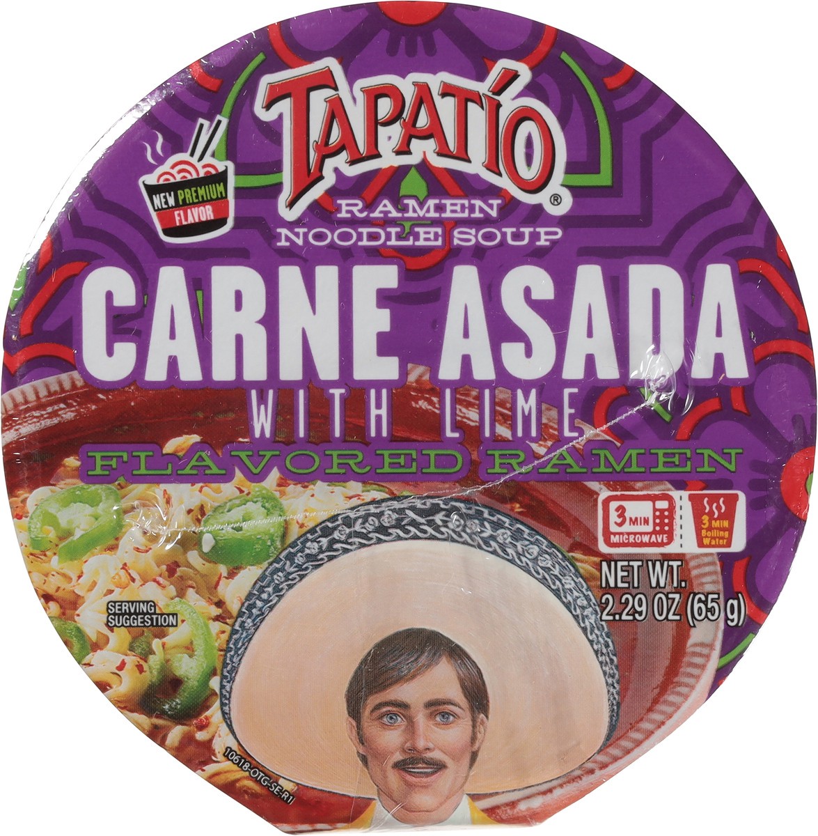 slide 14 of 15, Tapatio Carne Asada with Lime Ramen 2.29 oz, 2.29 oz