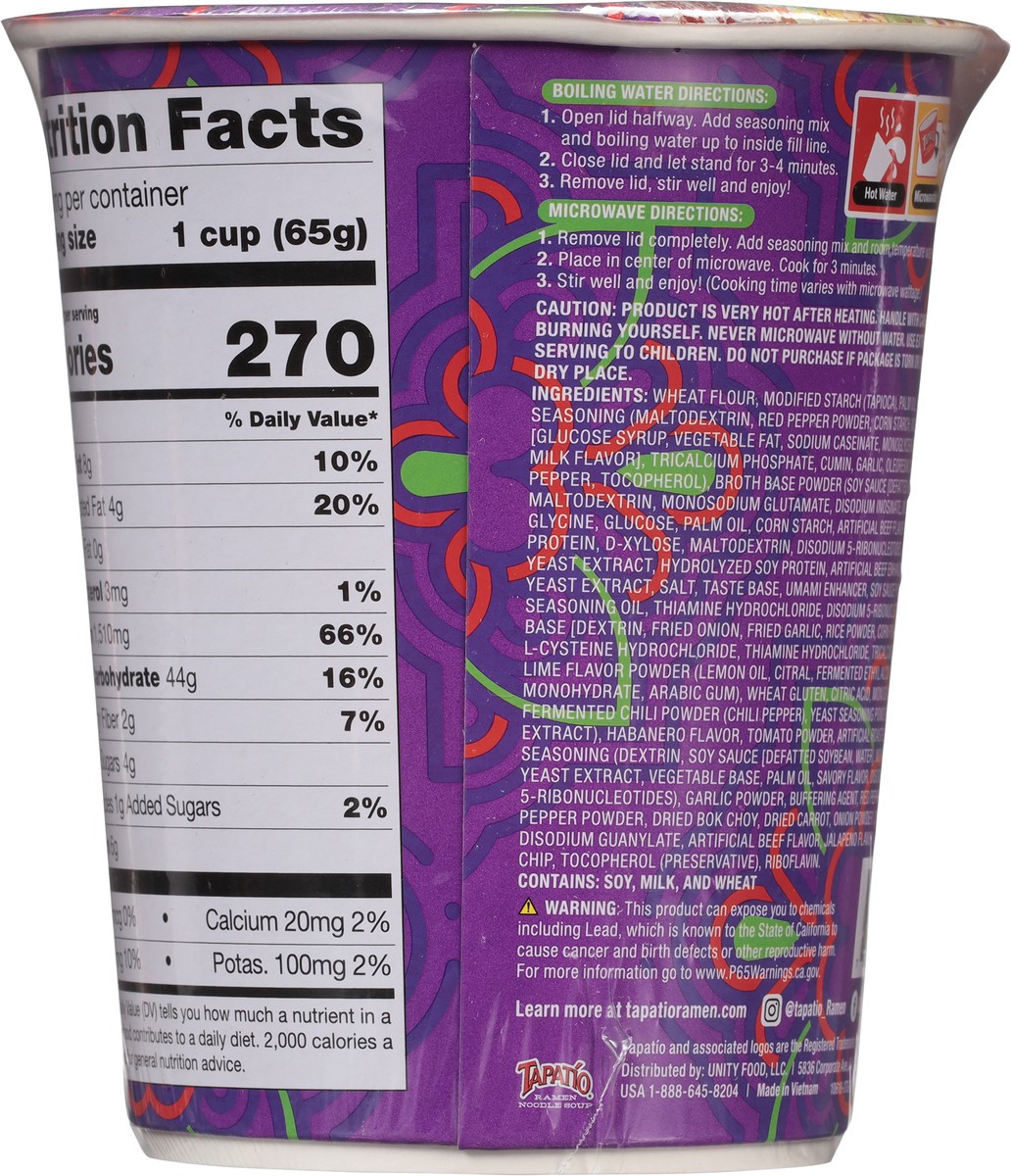 slide 4 of 15, Tapatio Carne Asada with Lime Ramen 2.29 oz, 2.29 oz