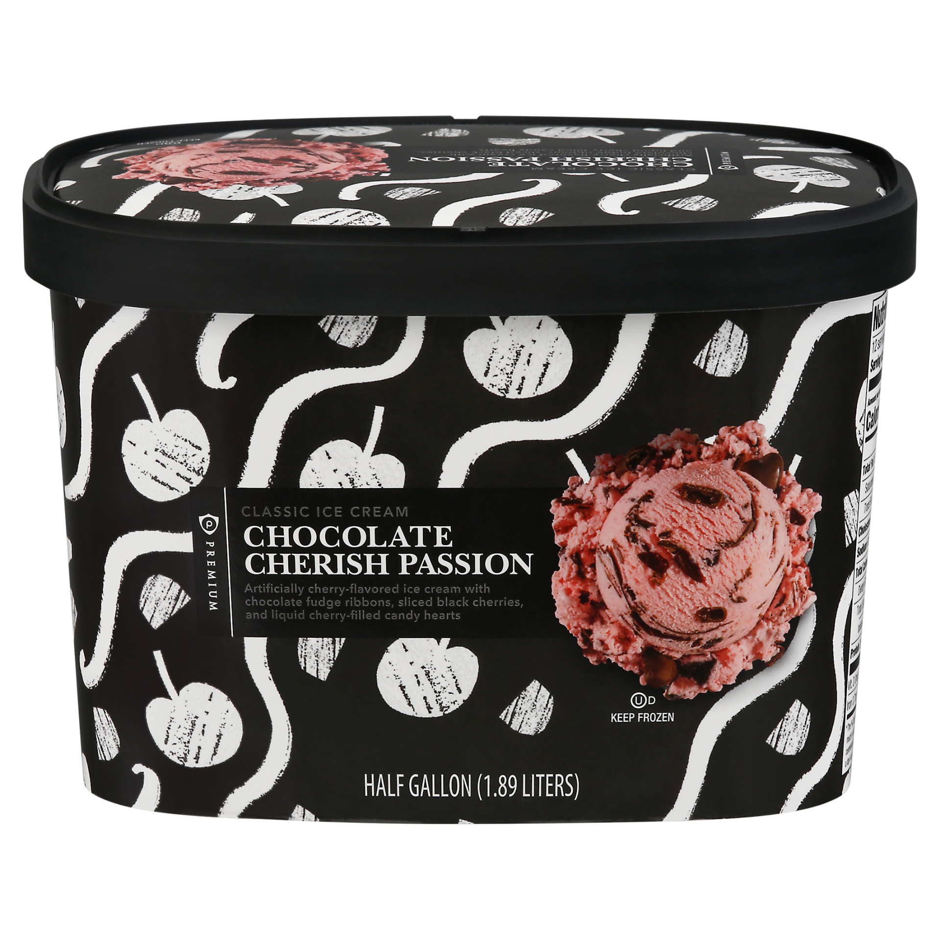 Publix Premium Classic Chocolate Cherish Passion Ice Cream 1/2 gal | Shipt