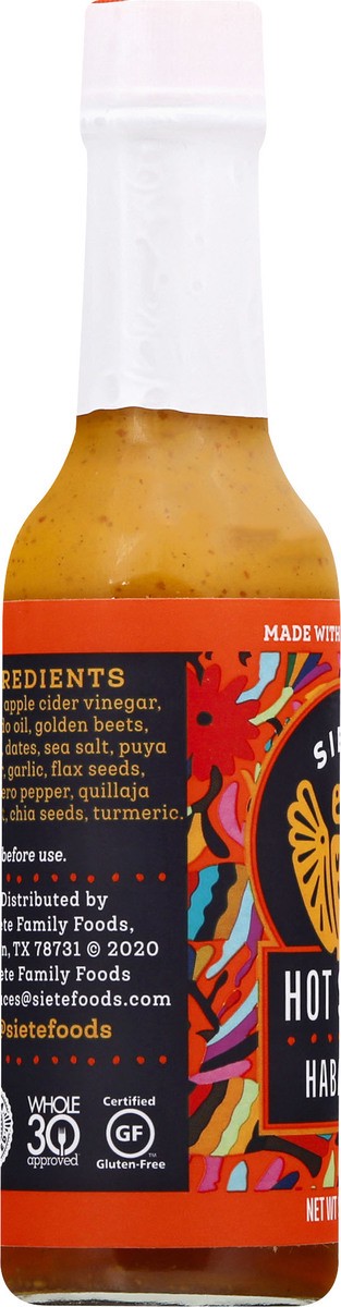 slide 8 of 9, Siete Habanero Hot Sauce 5 oz, 5 oz