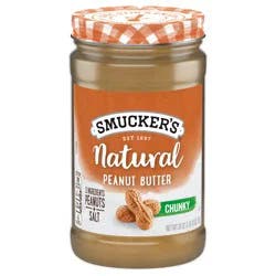 Smucker's Smucker’s Natural Chunky Peanut Butter, 26 Oz. Jar