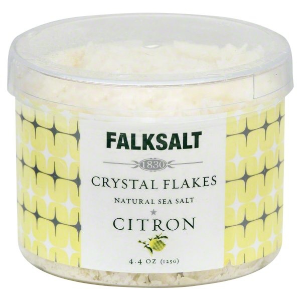 slide 1 of 1, Falksalt Natural Sea Salt - Citron, 4.4 oz