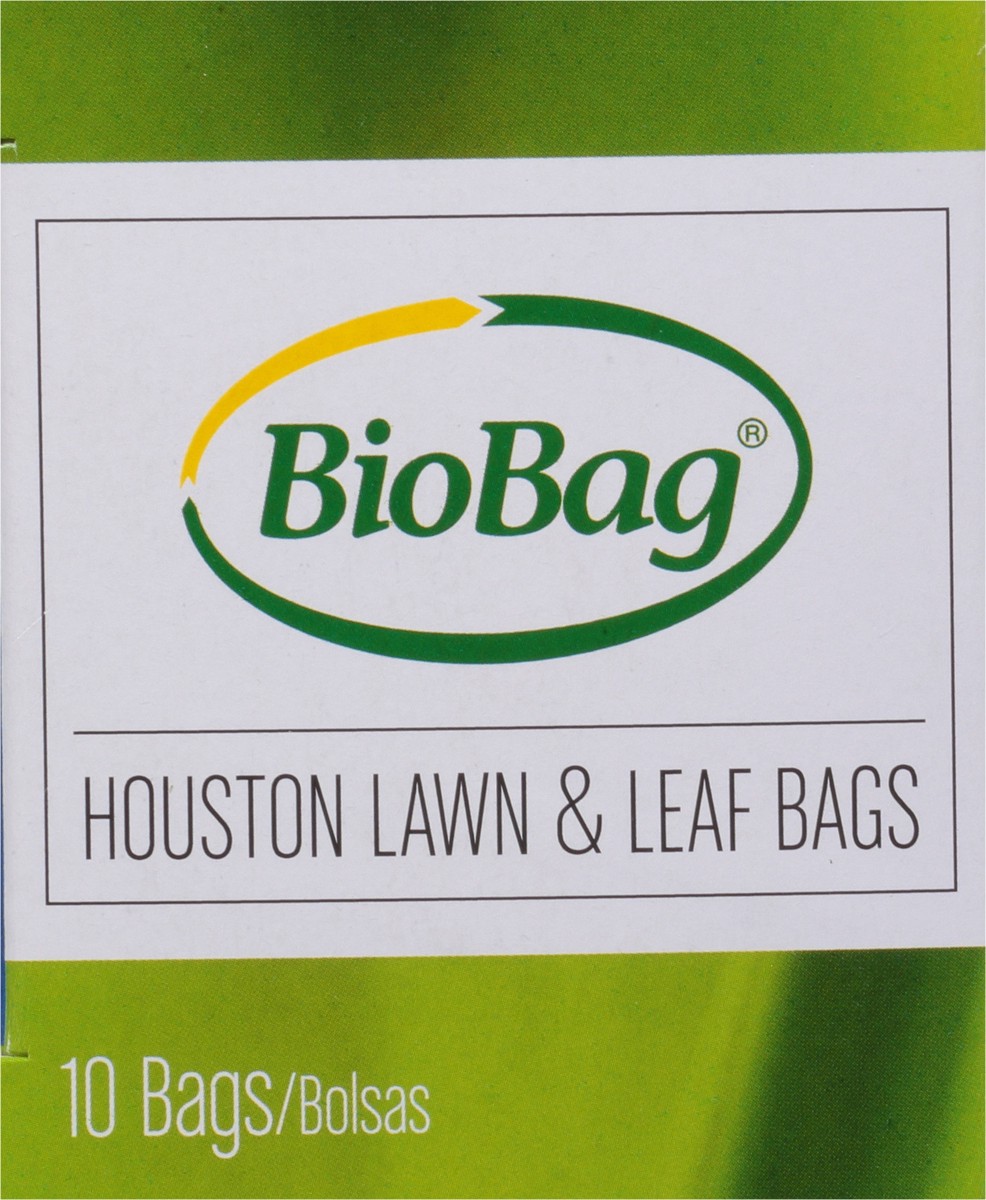 slide 8 of 9, BioBag 35 Gallon City of Houston Compostable Lawn & Leaf Bags 10 ea, 10 ct; 33 gal