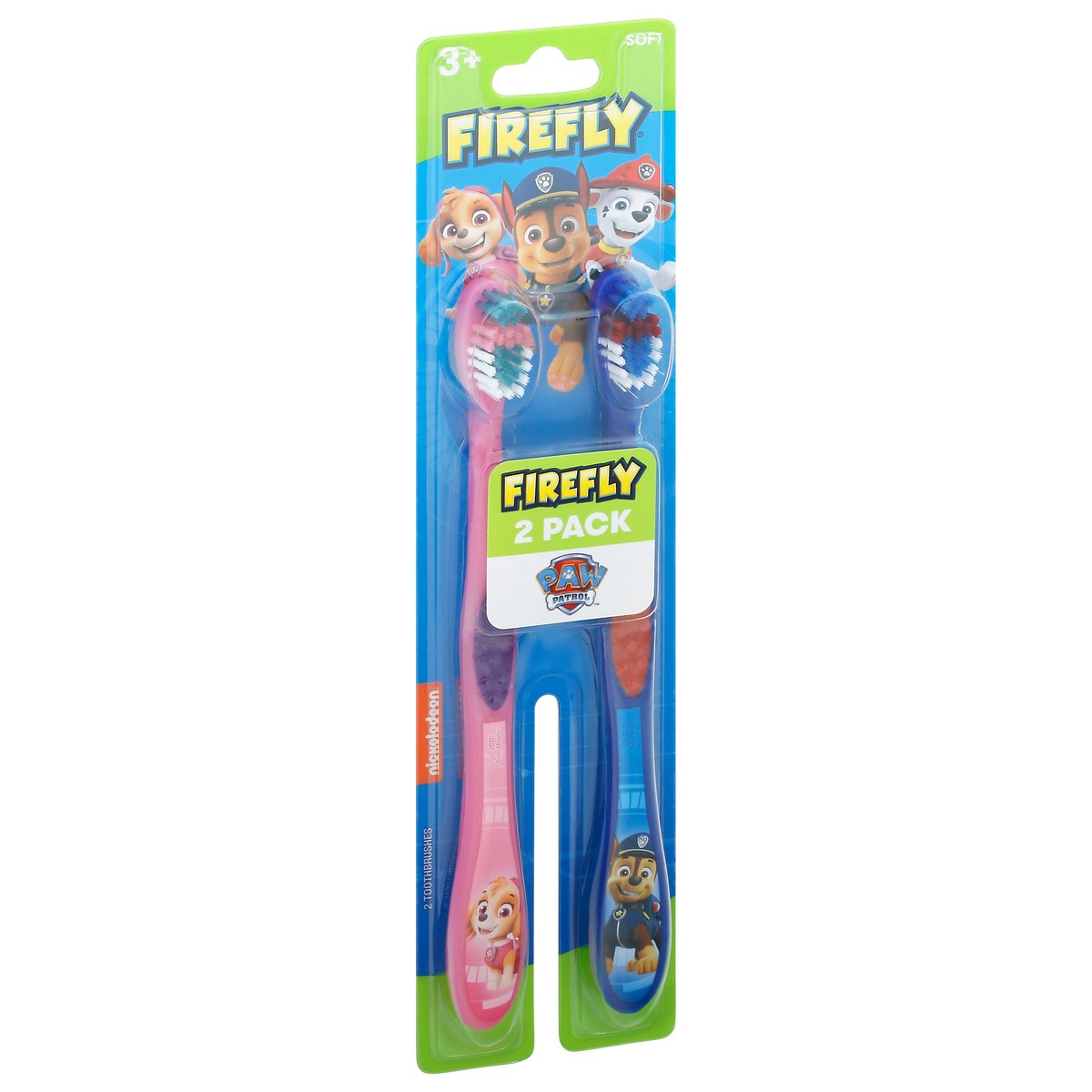 slide 5 of 10, Firefly Paw Patrol Soft Toothbrush 2 ea Blister Pack, 2 ct