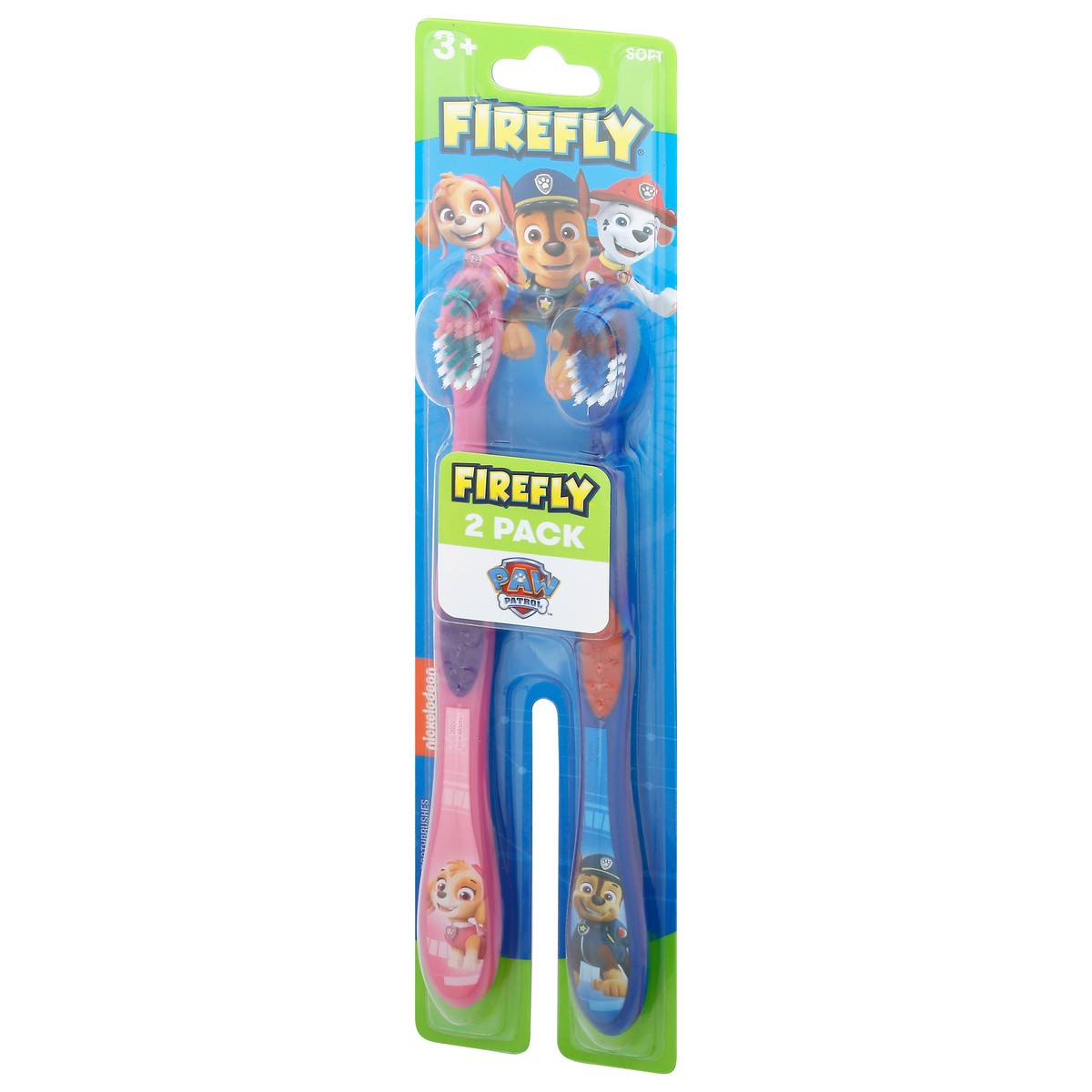 slide 3 of 10, Firefly Paw Patrol Soft Toothbrush 2 ea Blister Pack, 2 ct