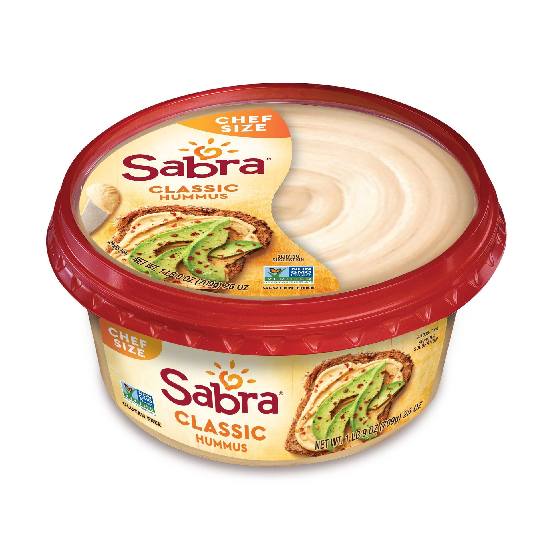 slide 1 of 3, Sabra Classic Hummus - 25oz, 