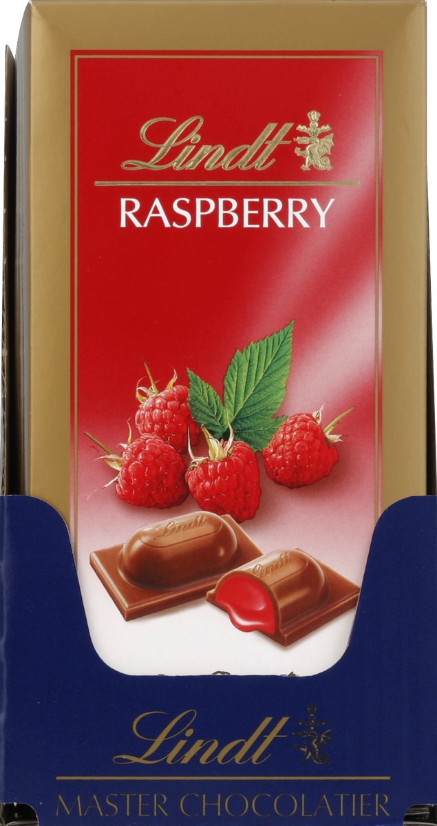 slide 2 of 2, Lindt Raspberry Milk Chocolate, 3.5 oz