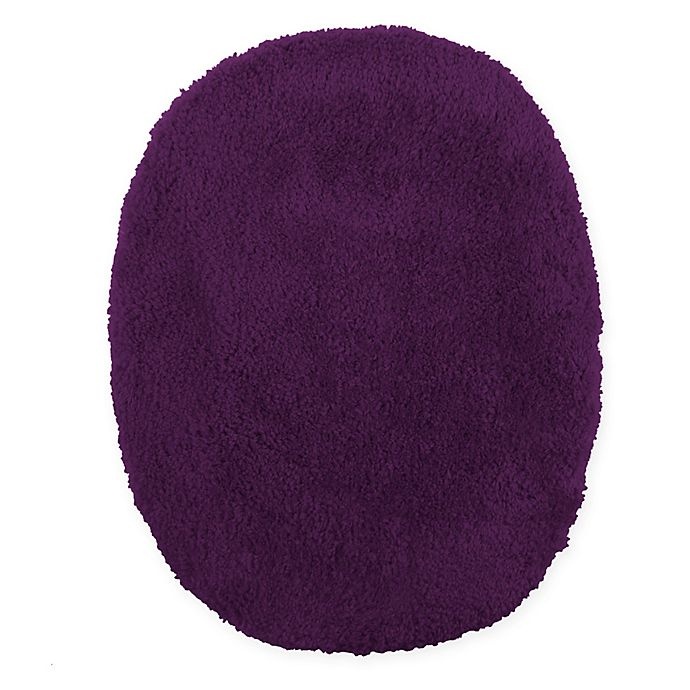 slide 1 of 1, Wamsutta Ultra Soft Elongated Toilet Lid Cover - Deep Purple, 1 ct