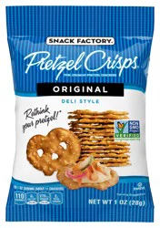 Pretzel Crisps Original Pretzel Crackers