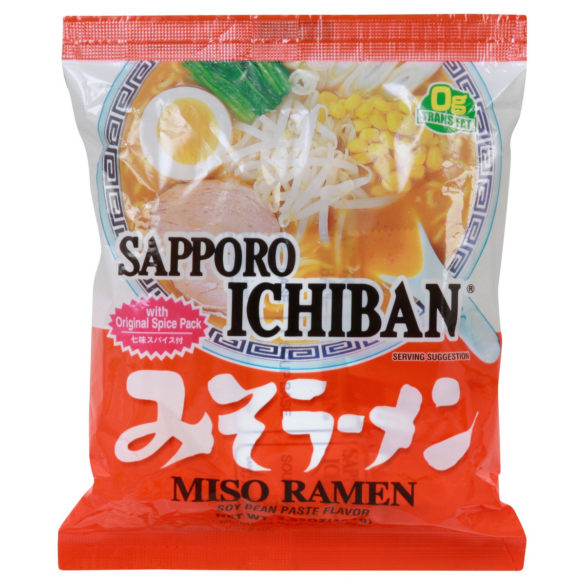 slide 4 of 8, Sapporo Ichiban Miso Ramen 3.55 oz, 3.55 oz