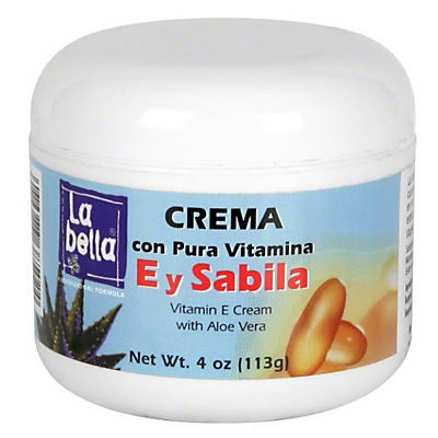 slide 1 of 1, La Bella Vitamin E Cream with Aloe Vera, 4 oz
