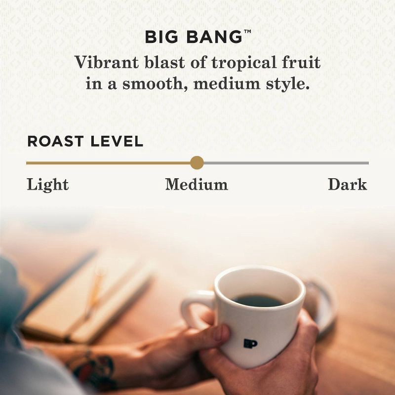 slide 3 of 8, Peet's Coffee Big Bang Medium Roast Ground Coffee - 10.5oz, 10.5 oz