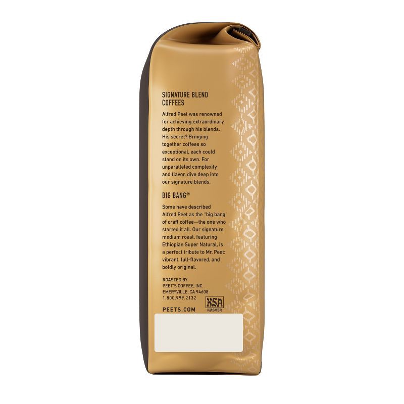 slide 4 of 7, Peet's Coffee Big Bang Medium Roast Ground Coffee - 10.5oz, 10.5 oz