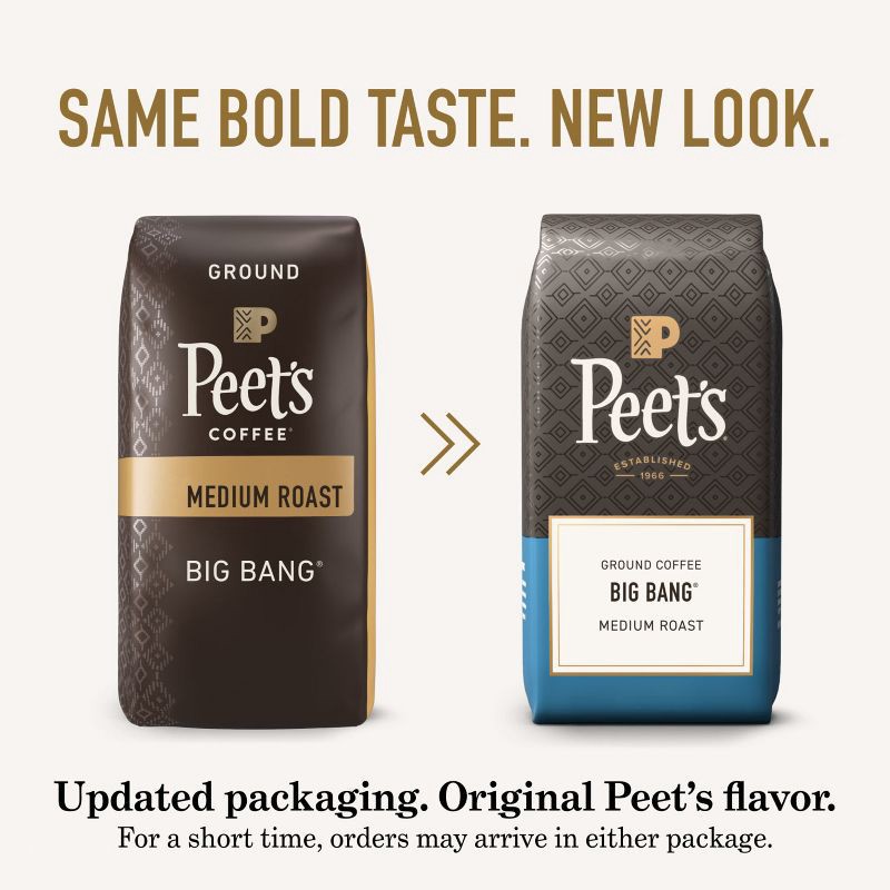 slide 3 of 10, Peet's Coffee Peet's Big Bang Medium Roast Whole Bean Coffee - 10.5oz, 10.5 oz