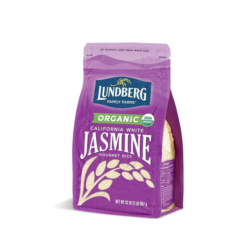 slide 1 of 5, Lundberg Organic Long Grain California White Jasmine Rice - 2lbs, 2 lb
