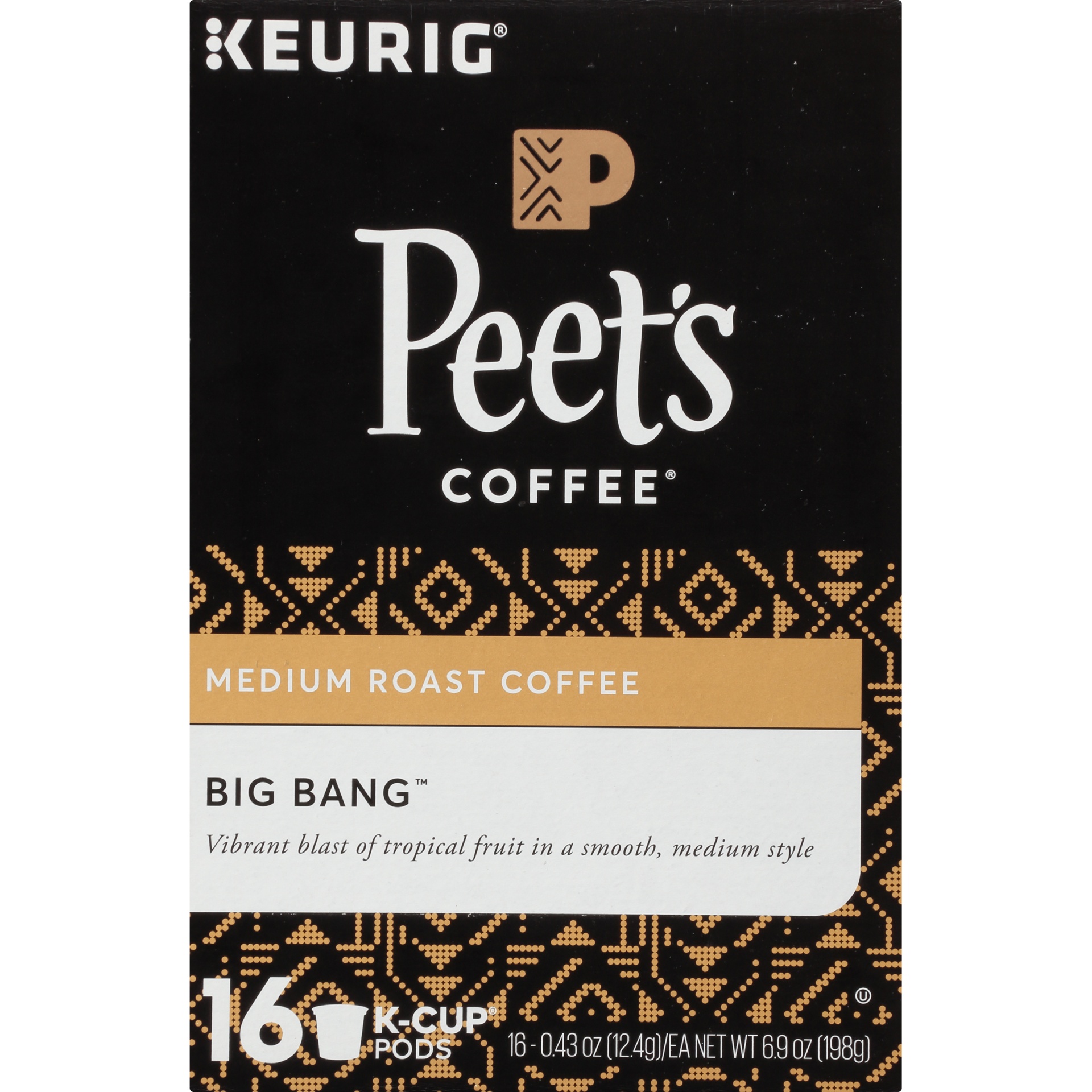 slide 4 of 7, Peet's Coffee Big Bang Medium Roast Coffee K-Cup Pods, 16 ct