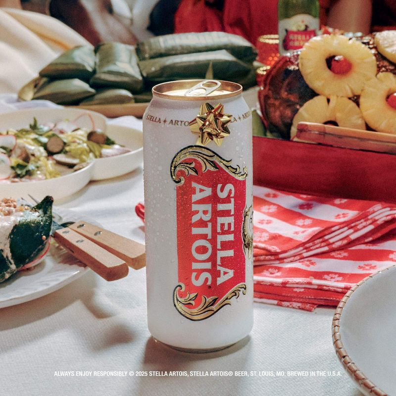 slide 3 of 7, Stella Artois Premium Lager Beer - 12pk/12 fl oz Cans, 12 ct; 12 fl oz