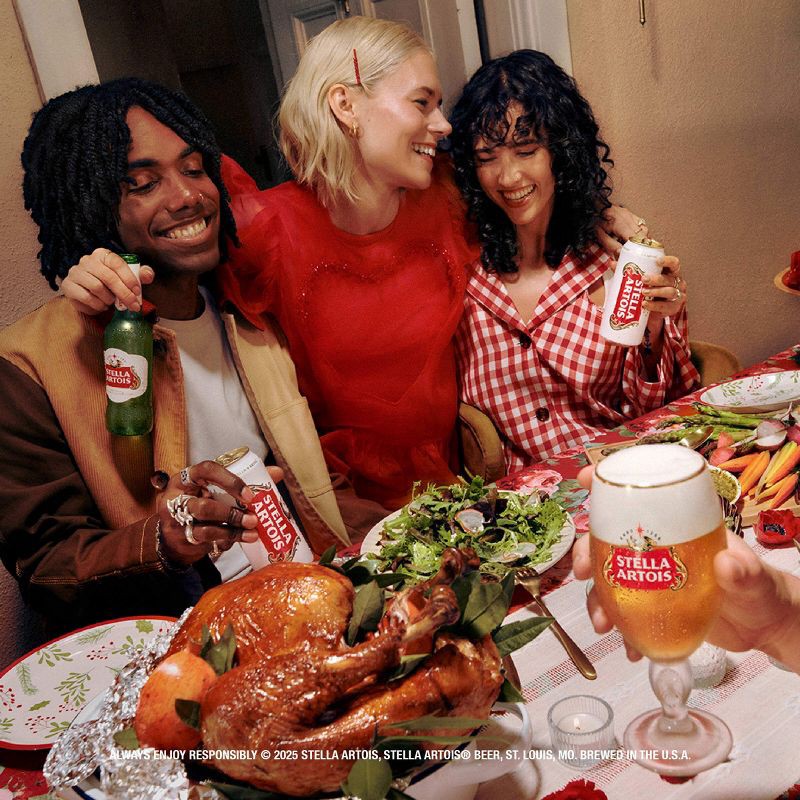 slide 6 of 7, Stella Artois Premium Lager Beer - 12pk/12 fl oz Cans, 12 ct; 12 fl oz