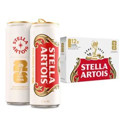 Stella Artois Premium Lager Beer - 12pk/12 fl oz Cans