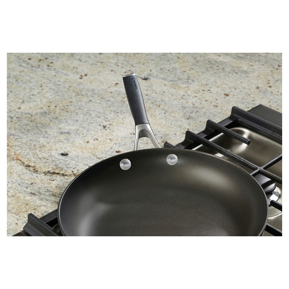 slide 4 of 5, Calphalon 8" and 10" Hard-Anodized Non-Stick Frying Pan Set, 1 ct