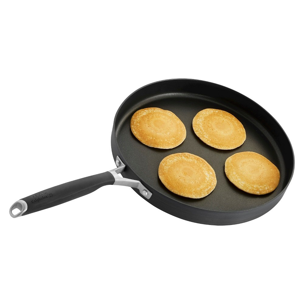 slide 3 of 4, Select by Calphalon 12" Hard-Anodized Non-Stick Round Griddle, 1 ct
