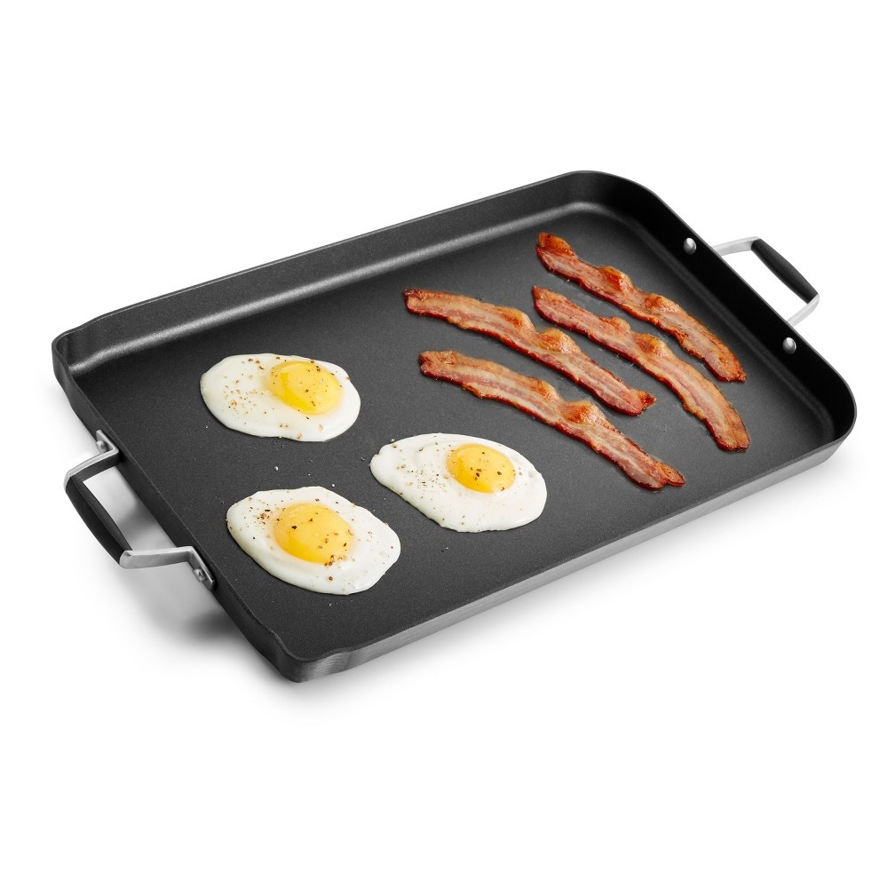 slide 2 of 2, Select by Calphalon Hard-Anodized Non-Stick Double Griddle, 1 ct