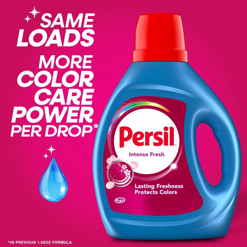 slide 3 of 8, Persil Intense Fresh HE Deep Cleaning Concentrated Liquid Laundry Detergent 64 Loads - 84 fl oz, 84 fl oz