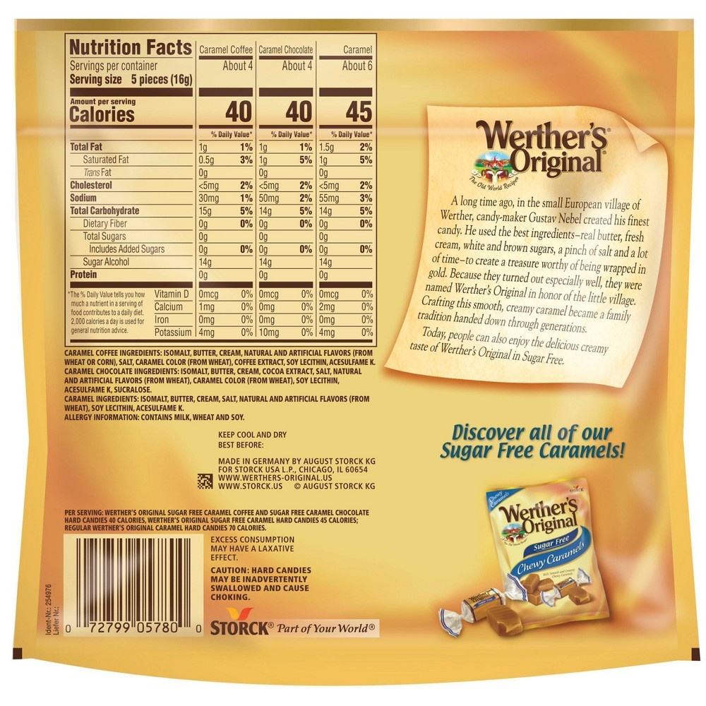 slide 2 of 3, Werther's Original Sugar Free Assorted Flavors - 7.7oz, 7.7 oz