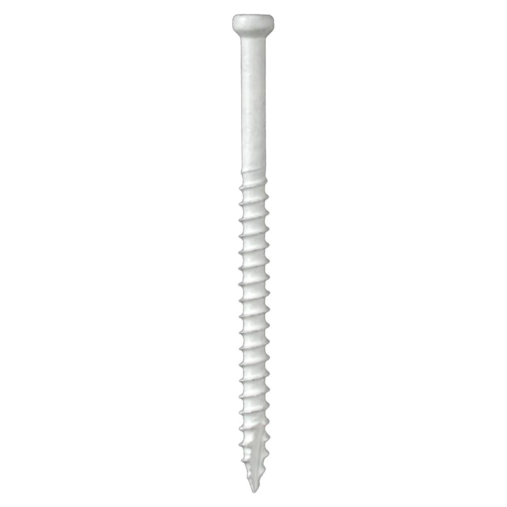 slide 2 of 6, GRK #8 x 2-1/2-in Polymer Exterior Trim screws ( 100 -Per Box ), 1 ct