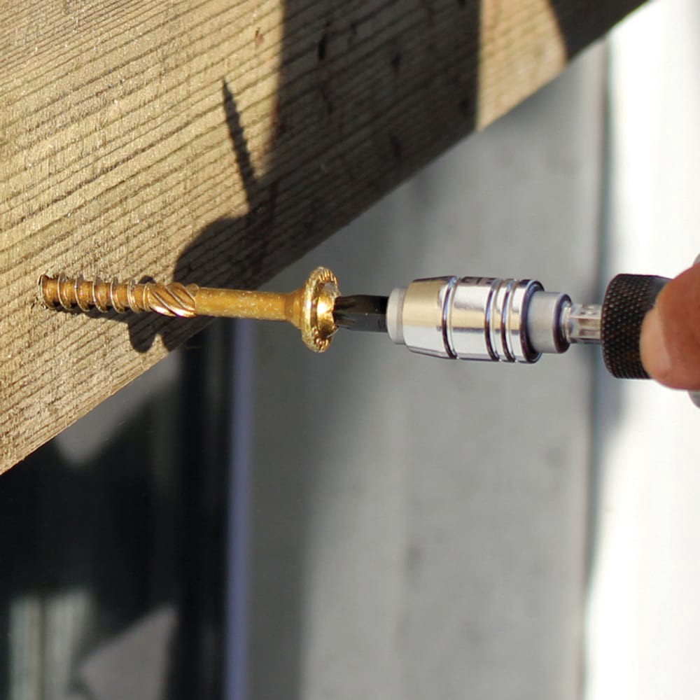 slide 4 of 6, GRK R4 #8 x 1-1/2-in Polymer Exterior Wood screws ( 110 -Per Box ), 1 ct