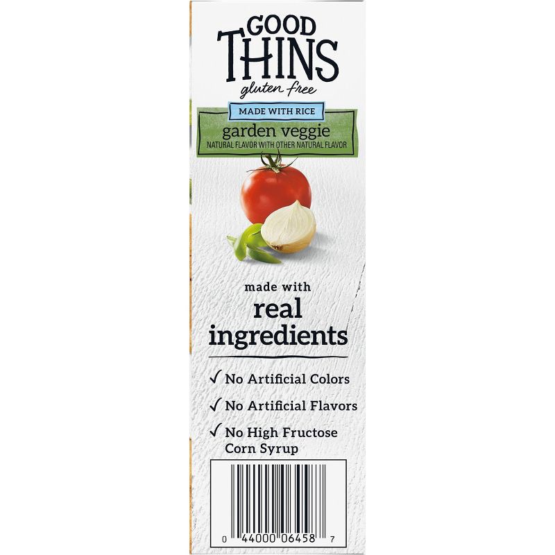 slide 15 of 16, Good Thins Gluten Free Garden Veggie Blend Crackers - 3.5oz, 3.5 oz