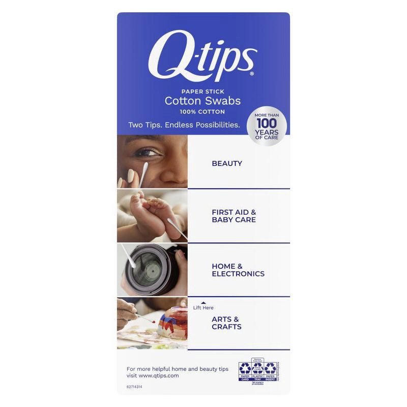 slide 4 of 4, Q-Tips Cotton Swabs - 750ct, 750 ct