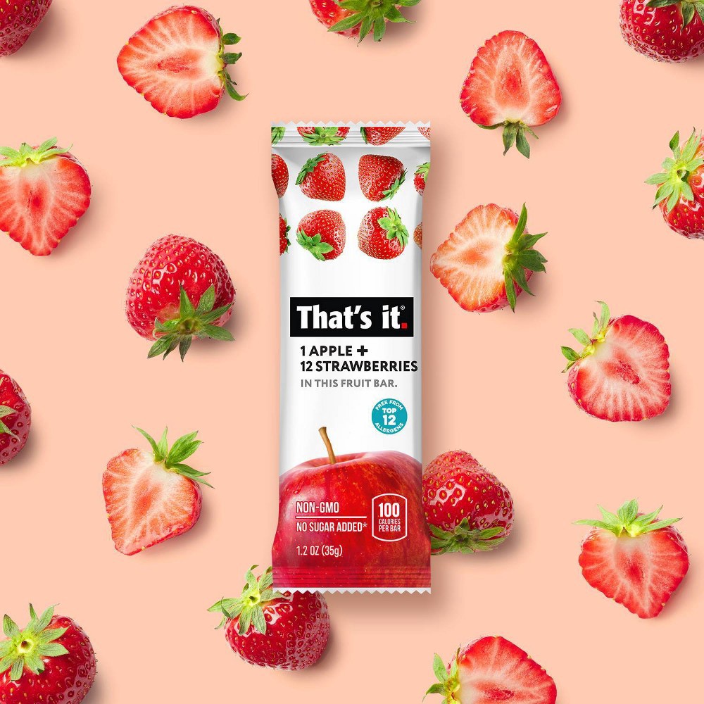 slide 2 of 2, That's it. Apple and Strawberry Nutrition Bar, 14.4 oz