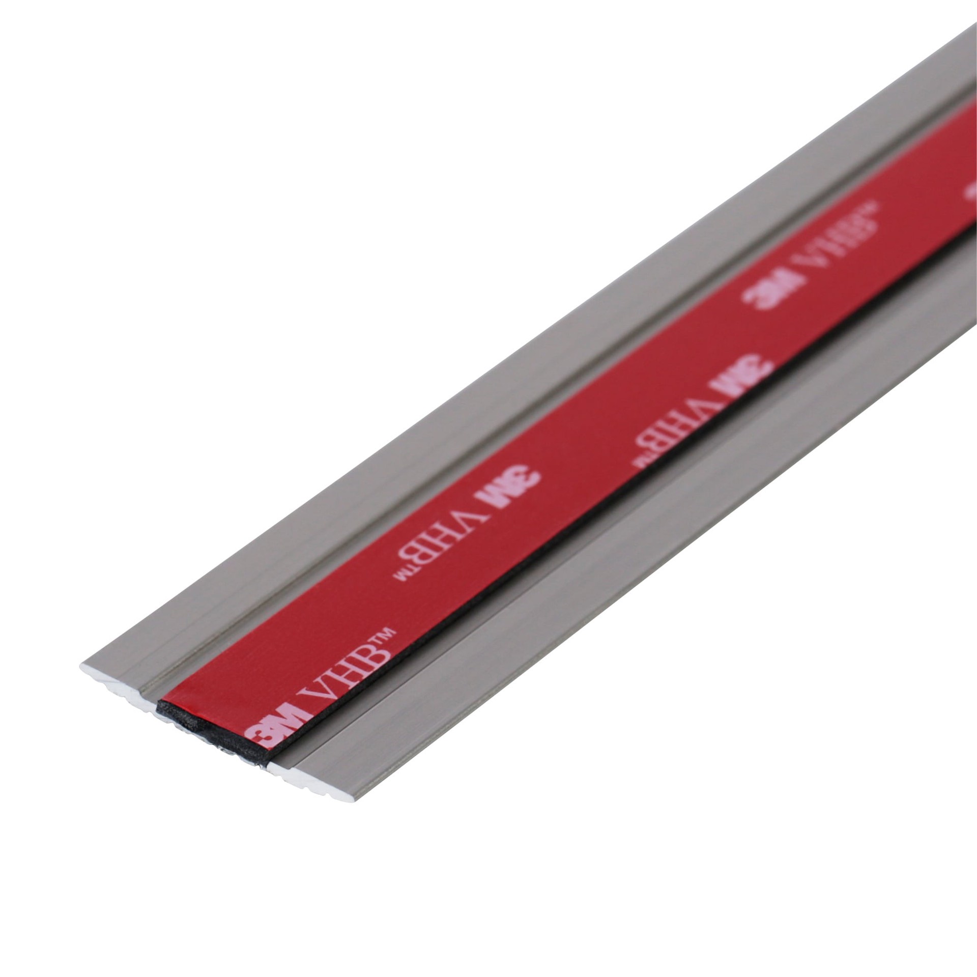 slide 3 of 6, M-D Cinch Satin Nickel 36-in L Prefinished Aluminum Seam Binder Floor Moulding Trim, 1 ct