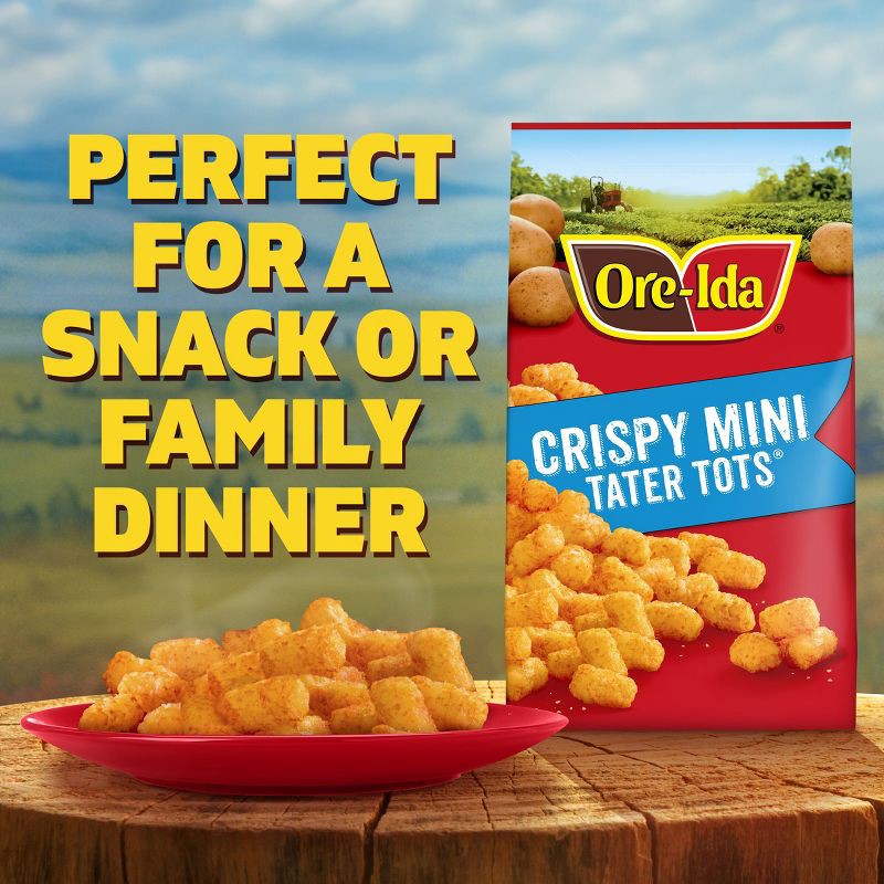 slide 4 of 10, Ore-Ida Gluten Free Frozen Mini Tater Tots - 28oz, 28 oz