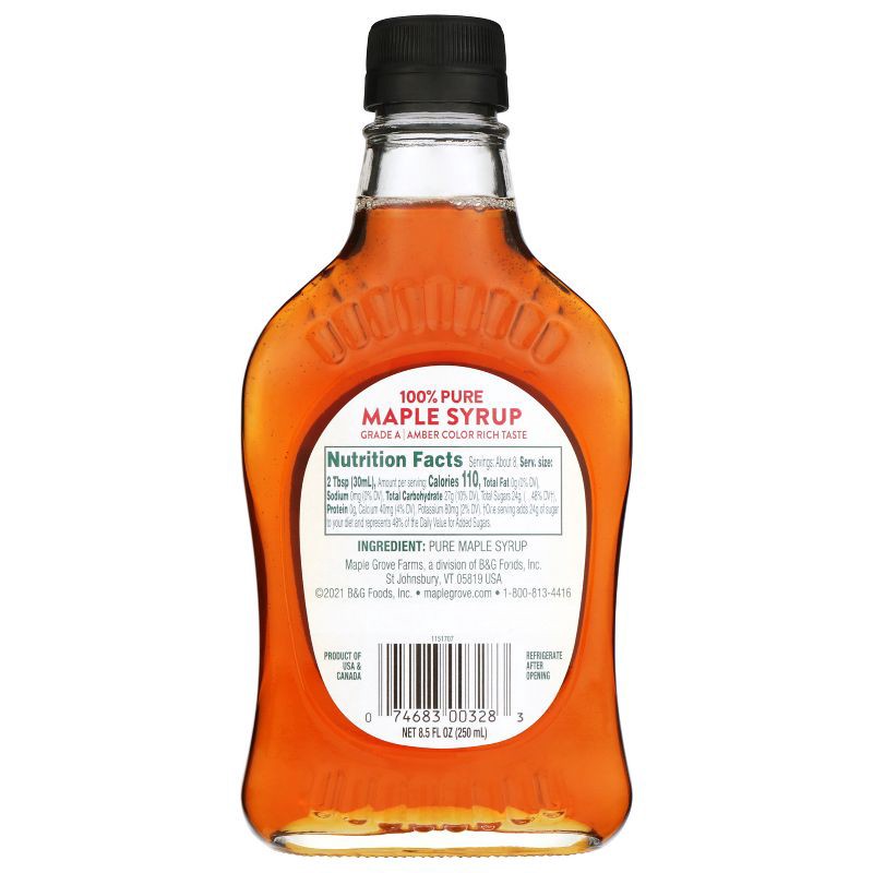 slide 6 of 8, Maple Grove Farms 100% Pure Maple Syrup - 8.5fl oz, 8.5 fl oz