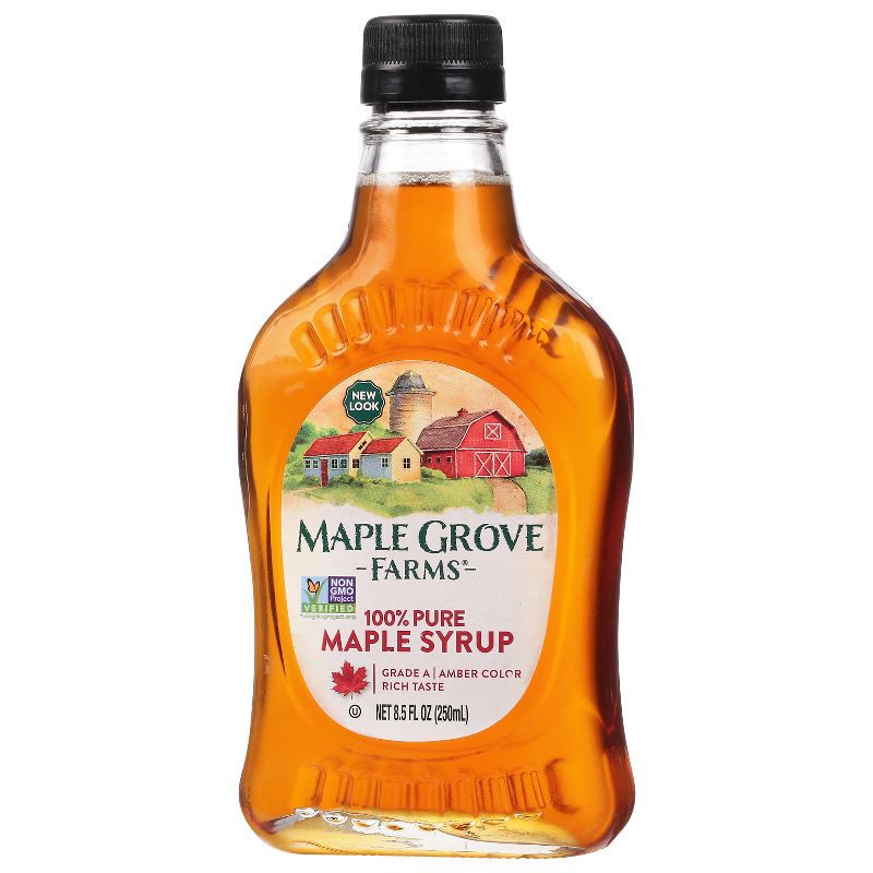 slide 3 of 8, Maple Grove Farms 100% Pure Maple Syrup - 8.5fl oz, 8.5 fl oz