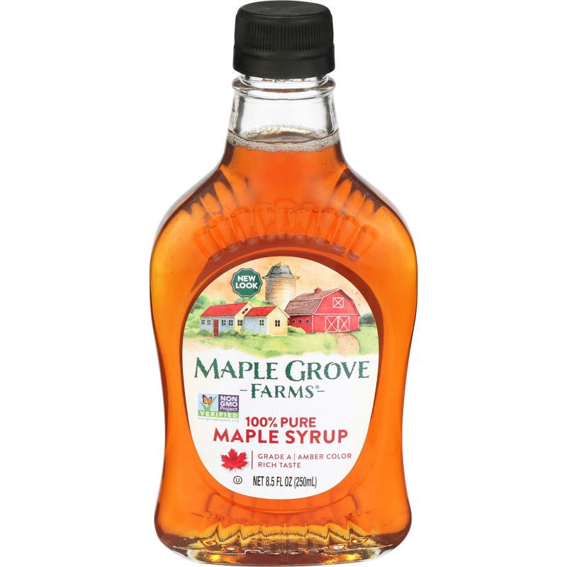 slide 1 of 8, Maple Grove Farms 100% Pure Maple Syrup - 8.5fl oz, 8.5 fl oz