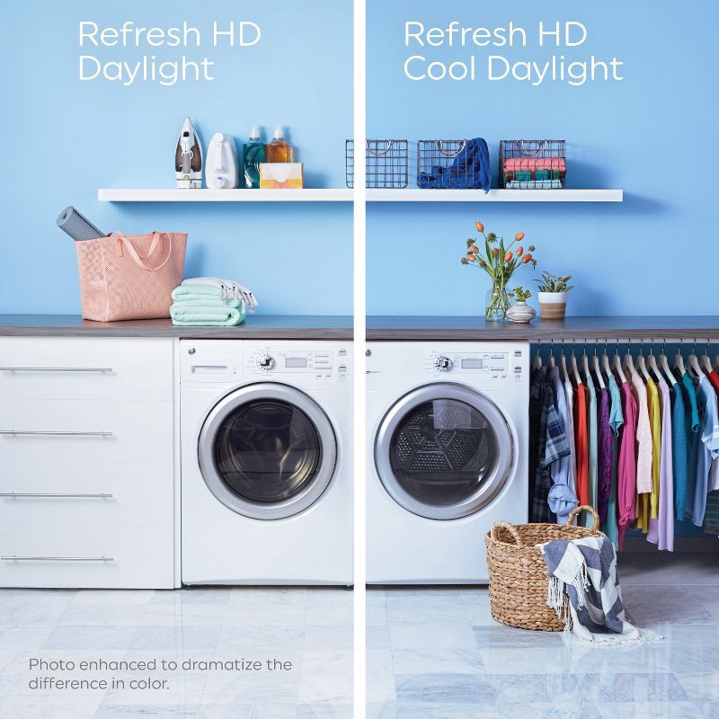 slide 7 of 8, GE Household Lighting GE 2pk Refresh HD Daylight 40W Frosted A19, 2 ct