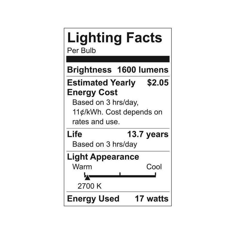 slide 2 of 3, General Electric GE 2pk 100W Equivalent Refresh LED HD Light Bulbs Daylight, 2 ct