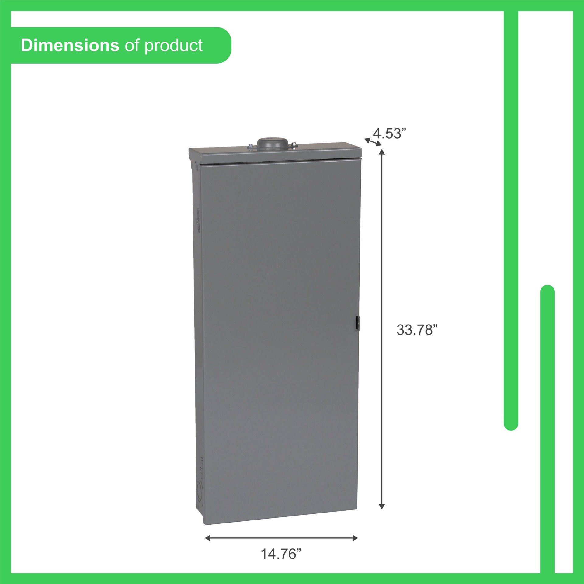 slide 2 of 5, Square D Homeline 150 -Amp 30 -Spaces 60 -Circuit Outdoor Main breaker Plug-On Neutral Load Center, 1 ct