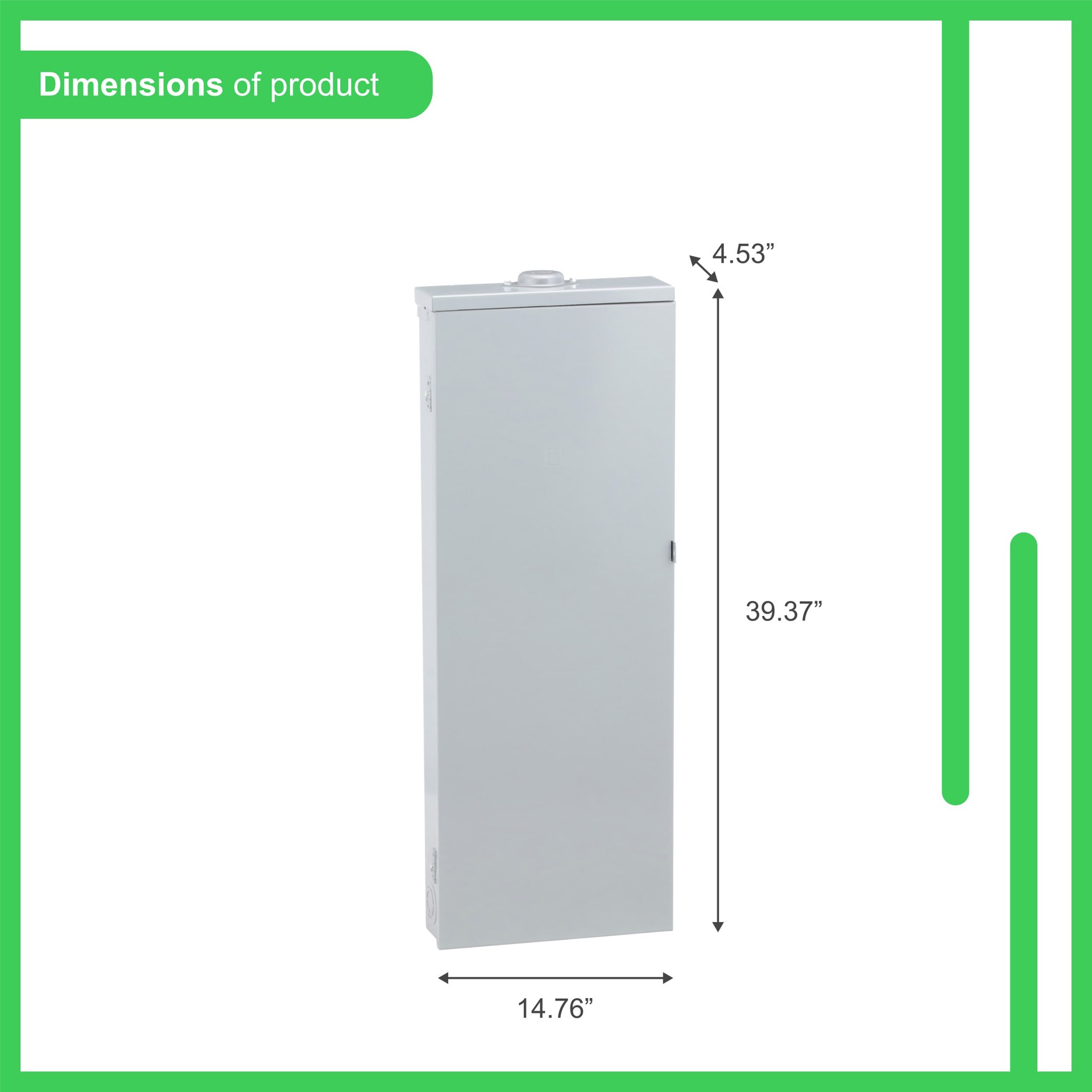 slide 2 of 5, Square D Homeline 200 -Amp 40 -Spaces 80 -Circuit Outdoor Main Breaker Plug-On Neutral Load Center, 1 ct