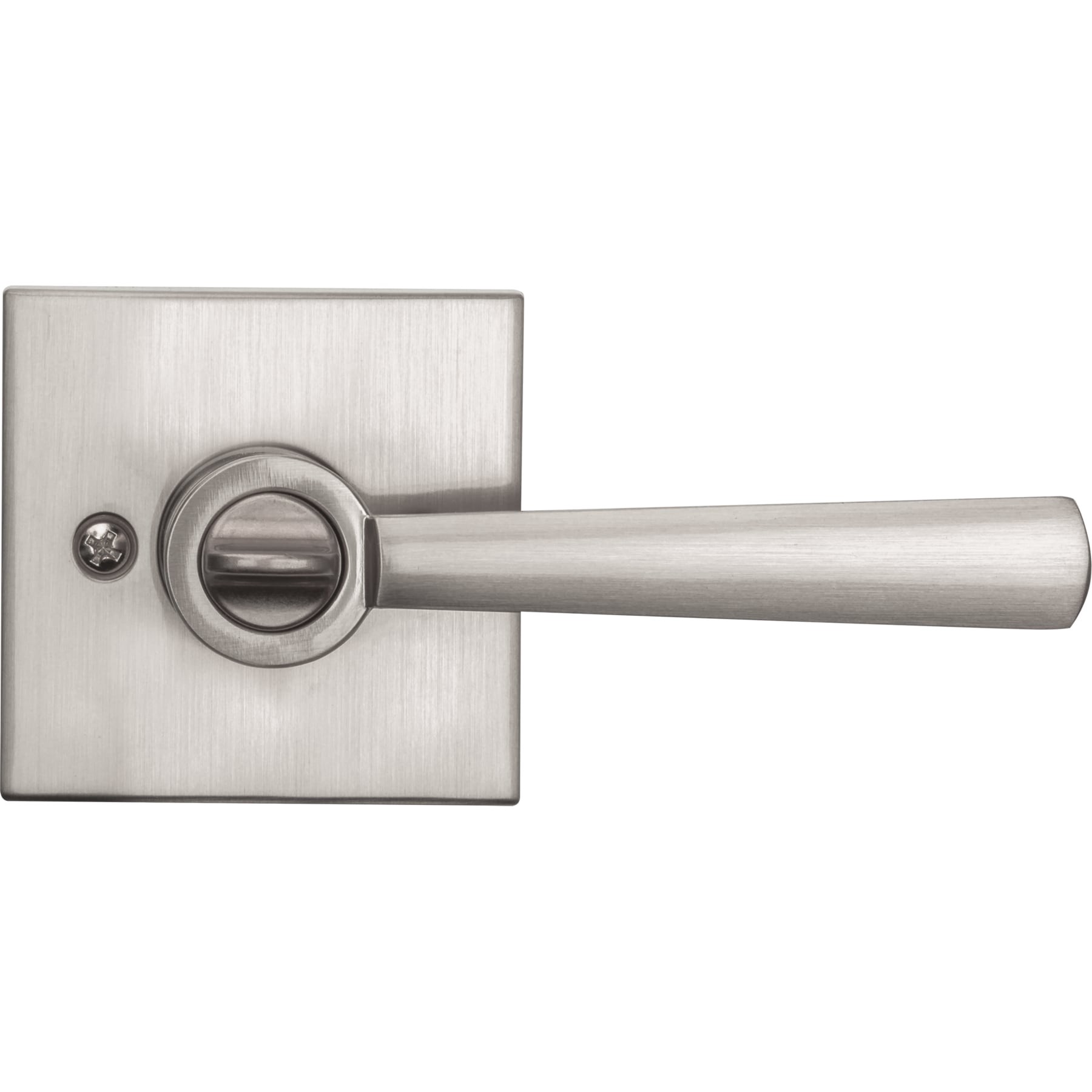 slide 6 of 6, Baldwin Prestige Spyglass Satin nickel Exterior Keyed Entry Door Handle with SmartKey, 1 ct
