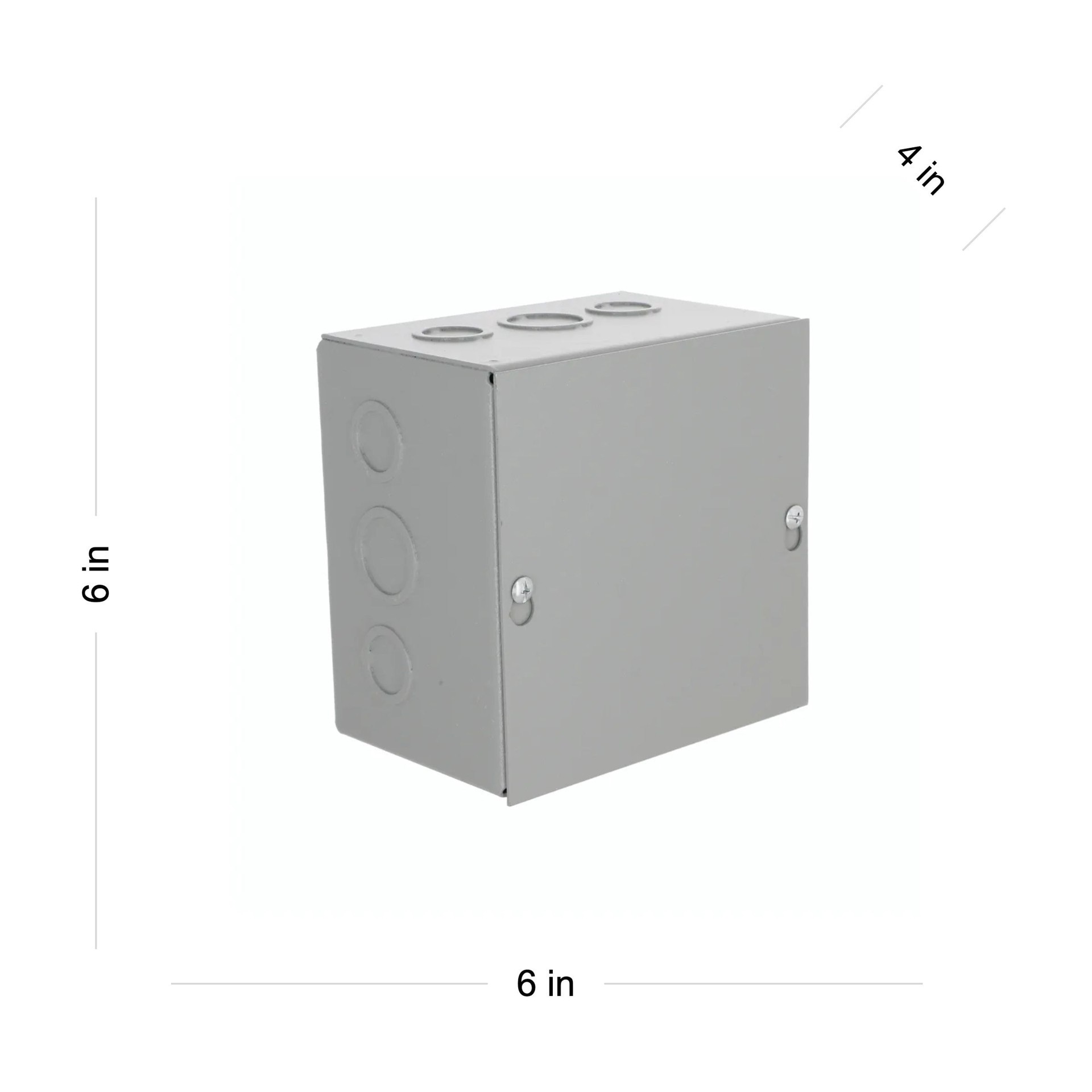 slide 4 of 6, Hubbell WIEGMANN Metal New work Enclosure Electrical Box, 1 ct