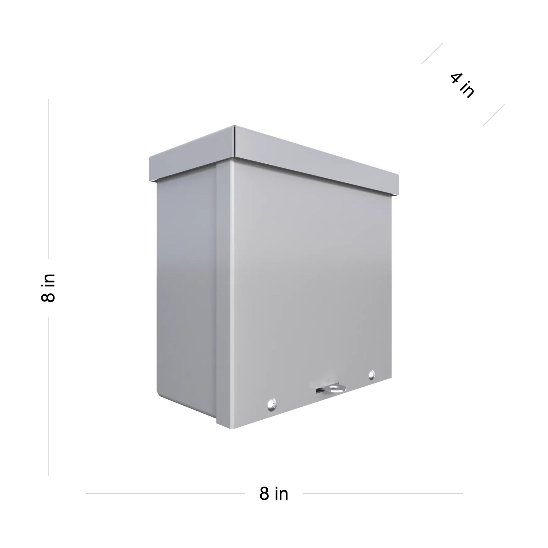 slide 5 of 6, Hubbell WIEGMANN Metal Weatherproof New work Enclosure Electrical Box, 1 ct