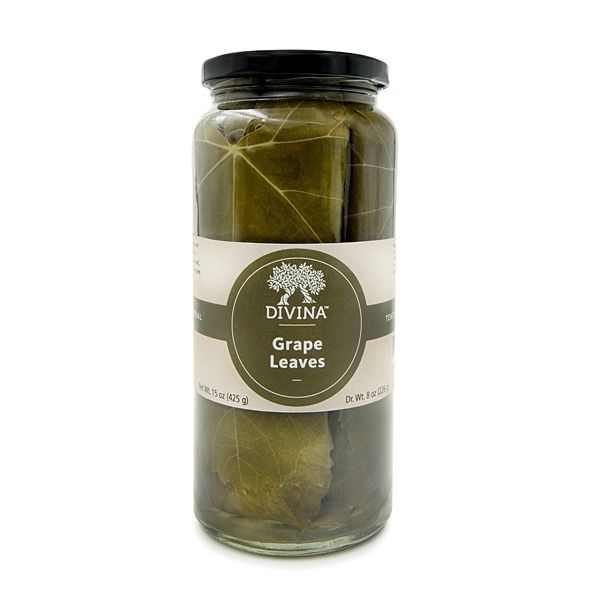 slide 1 of 1, Divina Grape Leaves, 8 oz