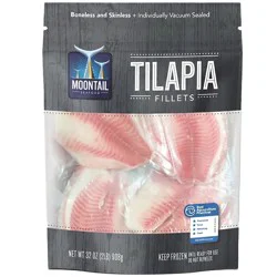 Moontail Frozen Whole Tilapia Fish Fillets