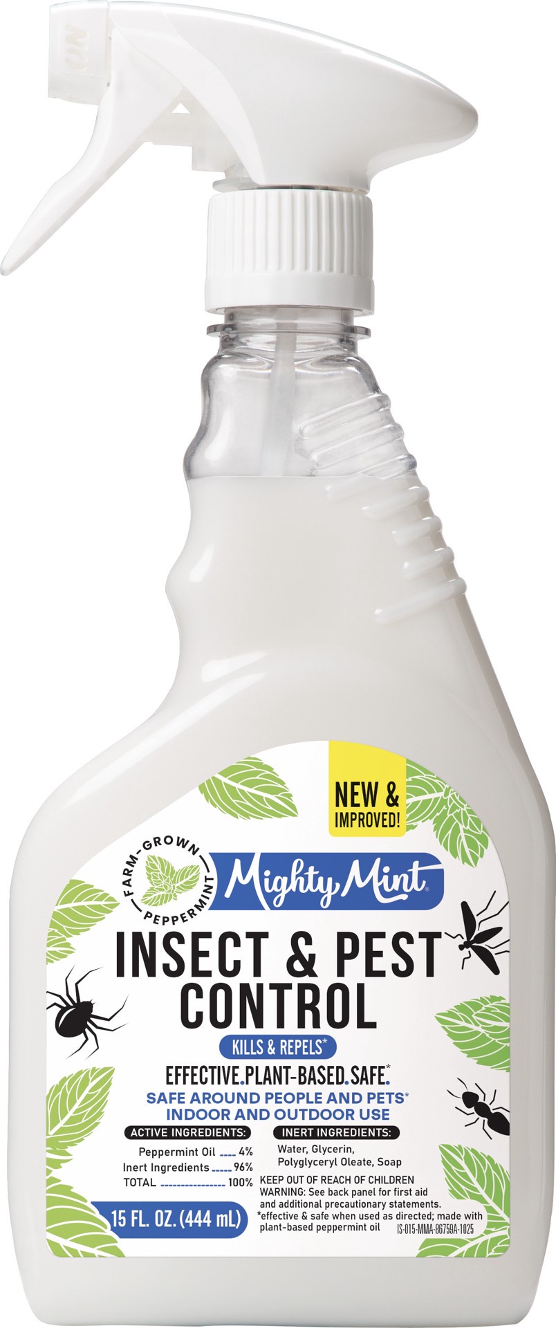 slide 1 of 6, Mighty Mint Insect Peppermint 15 -oz Organic Natural Ready to use Home pest control, 1 ct